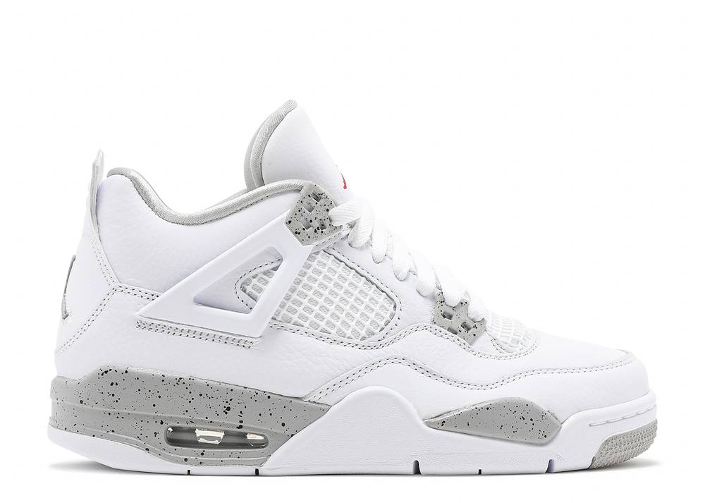 Air Jordan 4 Retro GS 'White Oreo'