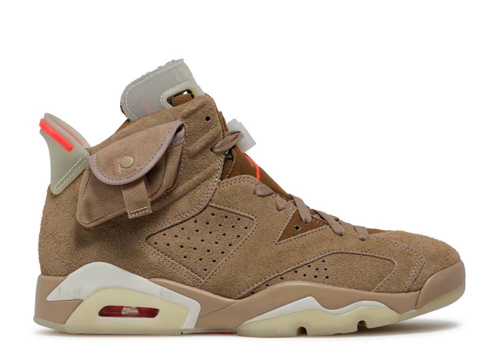 Air Jordan x Travis Scott Retro 6 British Khaki